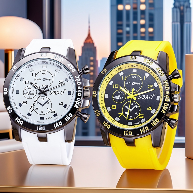 Smartwatch Watches Gift For Men - นาฬิกาควอทซ์รุ่นใหม่สำหรับผู้ชายและผู้หญิง นาฬิกาซิลิโคนสำหรับนักเรียนและนักกีฬา มีให้เลือกหลายสี เหมาะสำหรับสวมใส่ลำลองและเป็นของขวัญในวันหยุด นาฬิกาสำหรับสวมใส่ลำลอง |