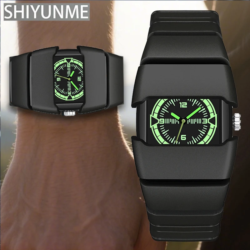 Smartwatch Watches Brands For Women - นาฬิกาแฟชั่น SHIYUNME สุดเท่สำหรับผู้ชาย ดีไซน์ล้ำสมัย รูปทรงเอเลี่ยน กันน้ำ