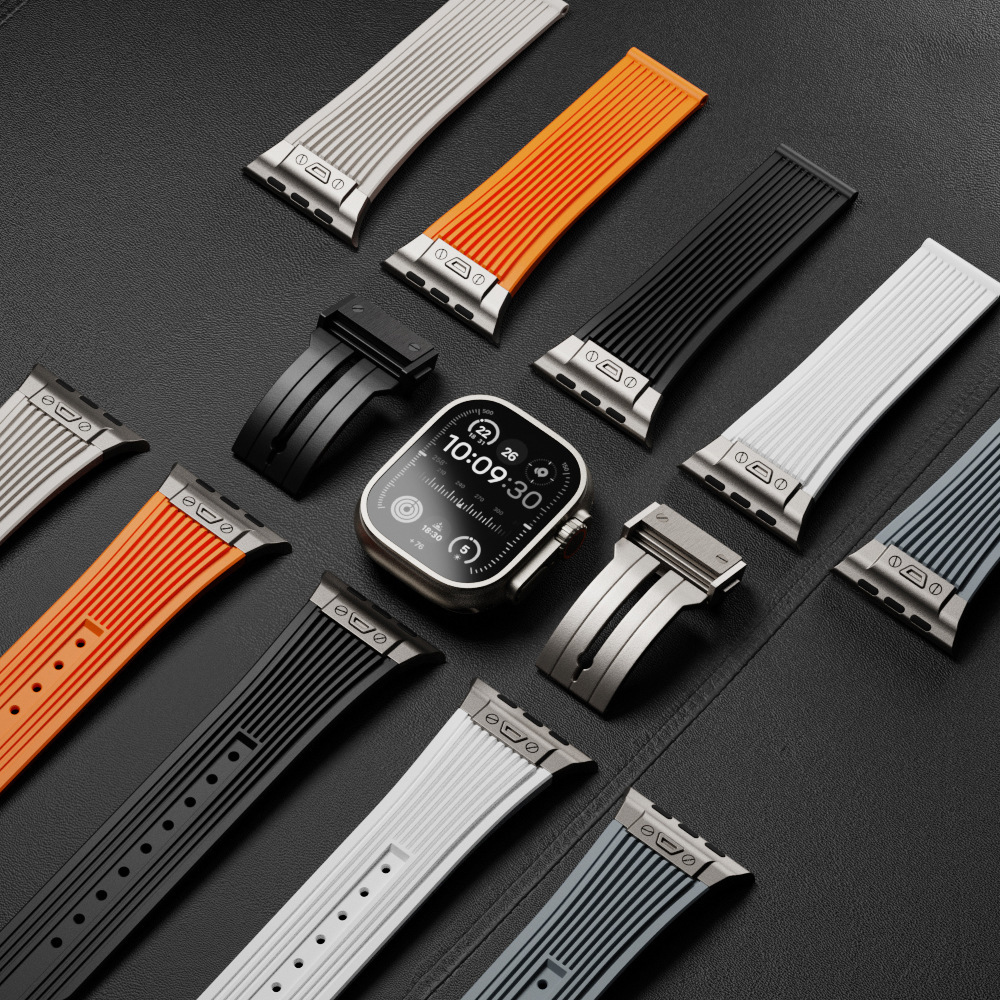 Smartwatch Slim Watches For Men - สายซิลิโคนสำหรับ Apple Watch Ultra 2 ขนาด