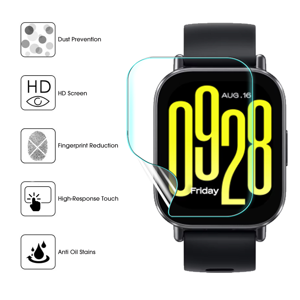 Watches Not Smartwatch - ฟิล์มไฮโดรเจลสำหรับเสี่ยวมี่ เรดมี่ วอทช์ 5 ไลท์อุปกรณ์เสริมสมาร์ทวอทช์โค้งป้องกันหน้าจอแบบนุ่มสำหรับเรดมี่ วอทช์