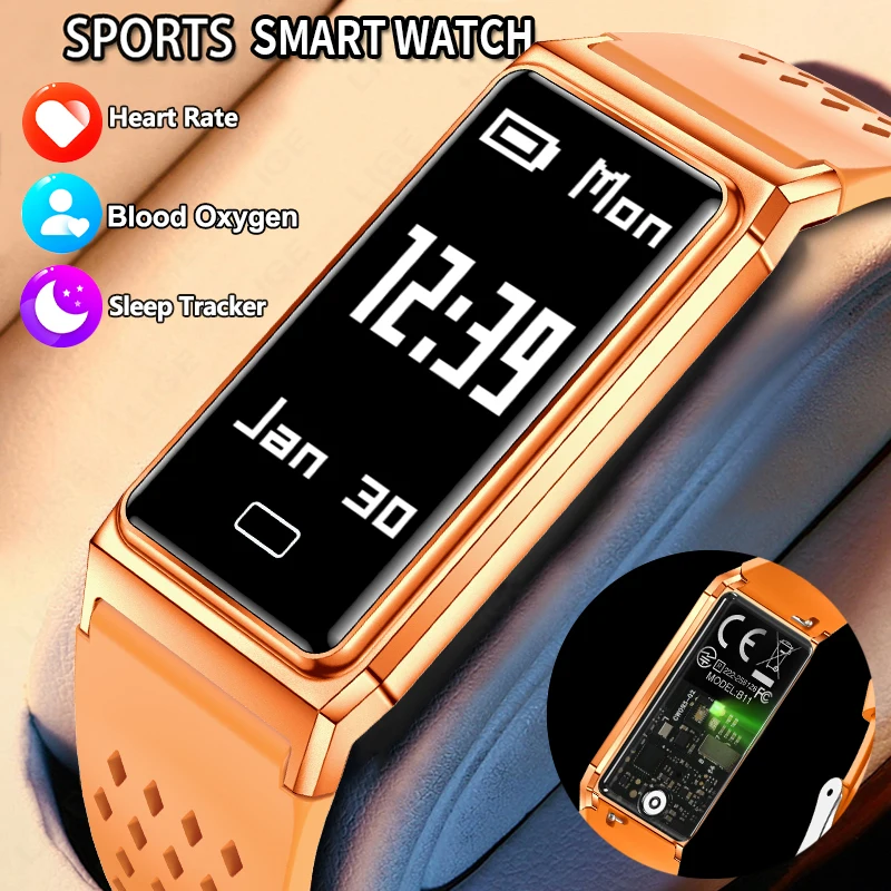 Smartwatch Slim Watches For Men - LIGE สมาร์ทบราซเล็ทรุ่นใหม่ ดีไซน์บางเฉียบ สำหรับผู้หญิงและผู้ชาย พร้อมระบบติดตามสุขภาพความแม่นยำสูง แจ้งเตือนการโทรและกิจกรรมกีฬา