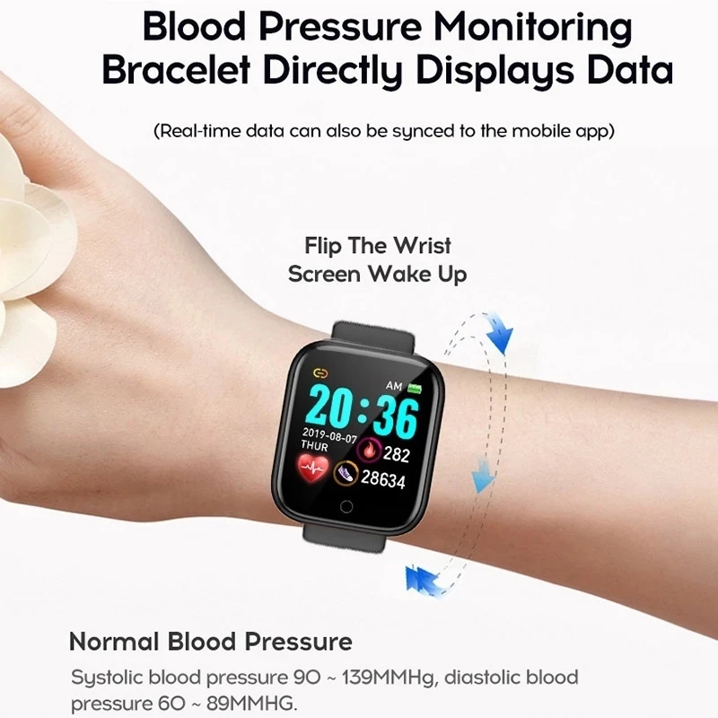 สมาร์ทวอทช์ผู้ชายผู้หญิงนาฬิกา - Smartwatch Watches Gift For Men บทวิจารณ์และราคา