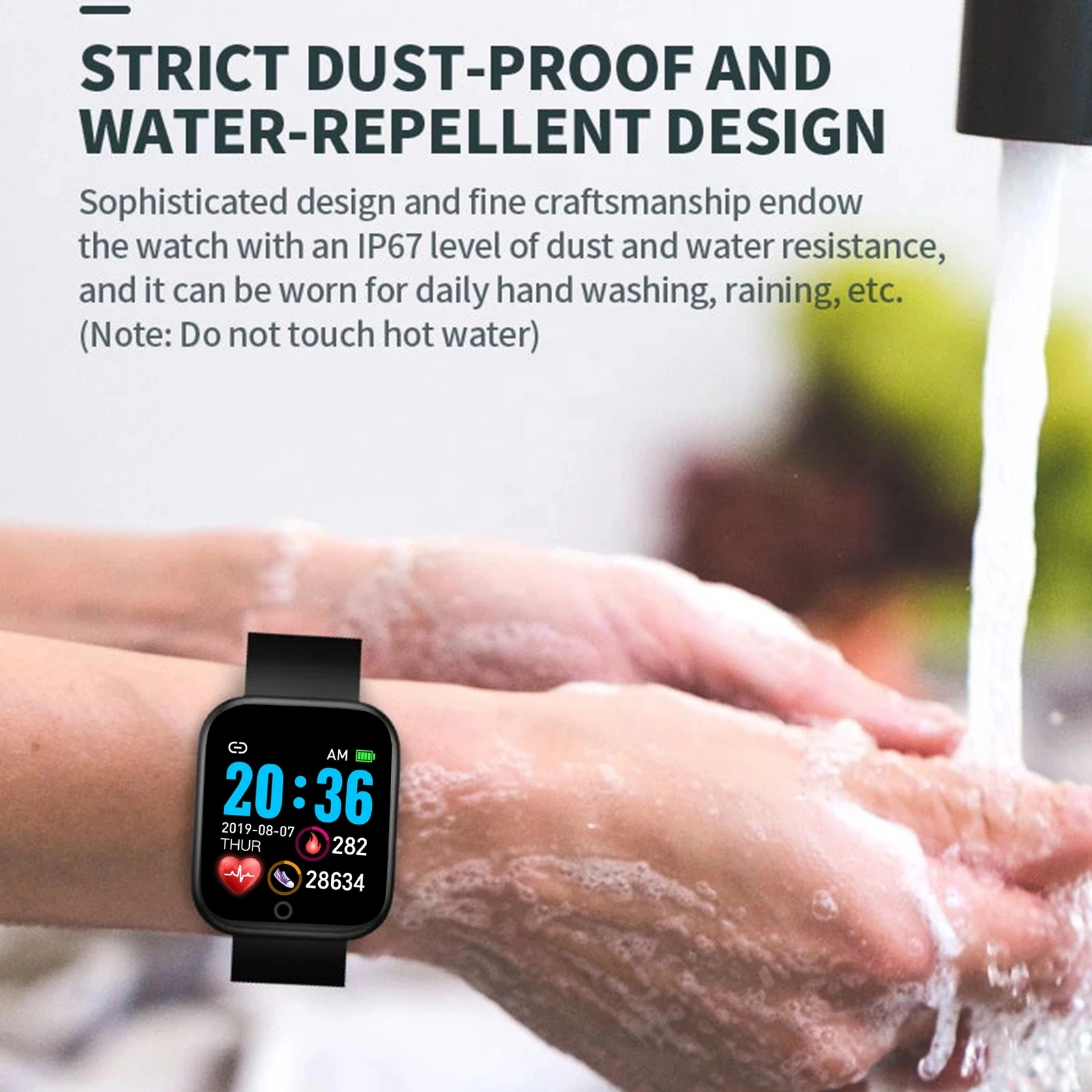 สมาร์ทวอทช์ผู้ชายผู้หญิงนาฬิกา - Smartwatch Watches Gift For Men บทวิจารณ์และราคา