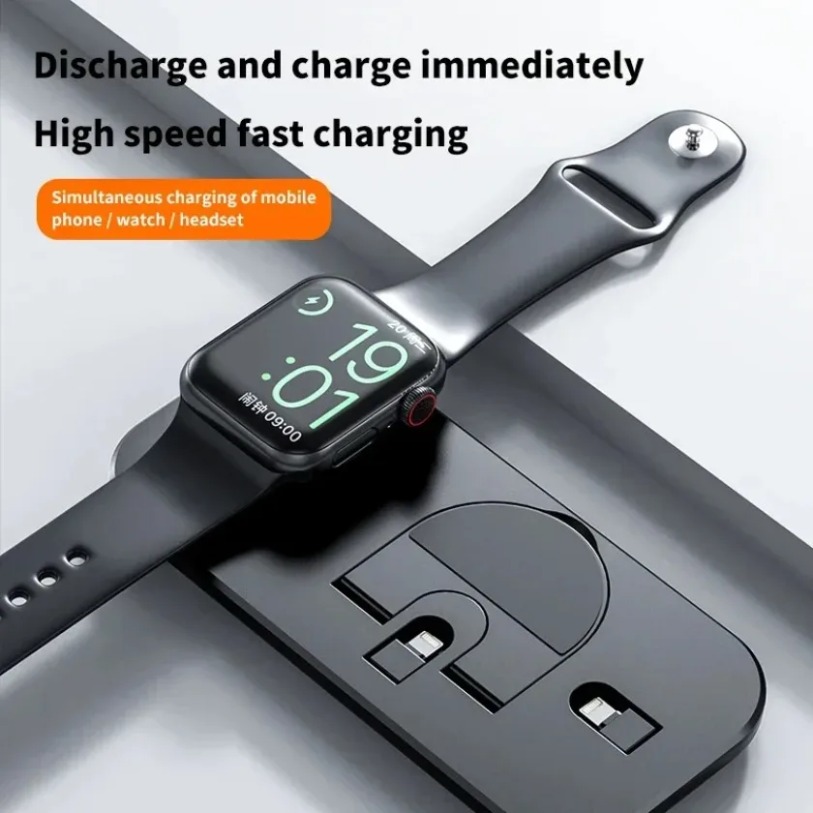 แท่นชาร์จไร้สาย 3 in 1 สำหรับ  - Watch Watch Xs บทวิจารณ์และราคา
