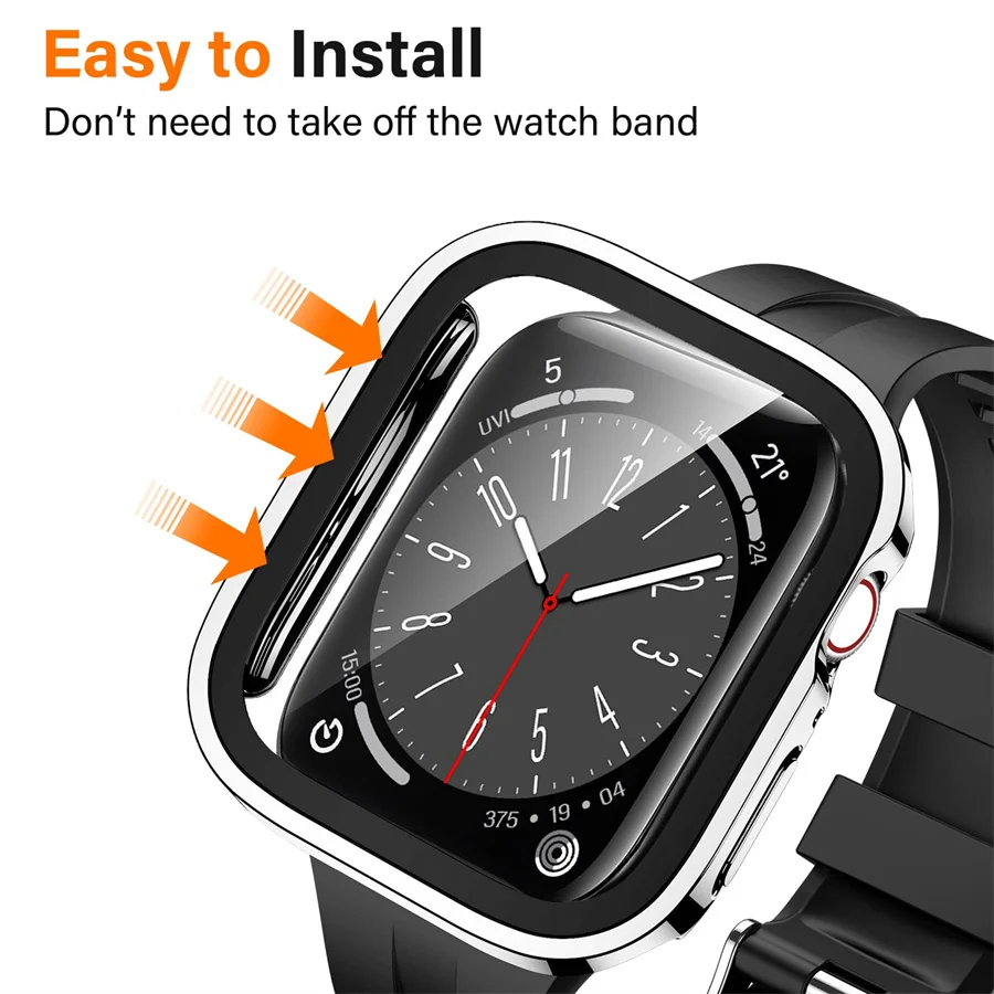 แก้ว + ฝาครอบสําหรับ Apple Wat - Watches Not Smartwatch บทวิจารณ์และราคา