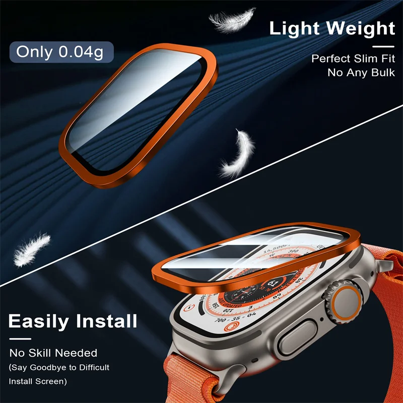 กระจกนิรภัยสําหรับ Apple Watch - Smartwatch Watches Gift For Men บทวิจารณ์และราคา