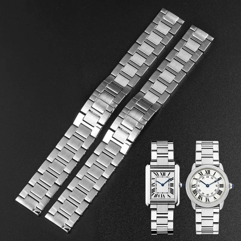 สายนาฬิกาเหล็กสำหรับนาฬิกา Car - Cartier Watch Tank บทวิจารณ์และราคา