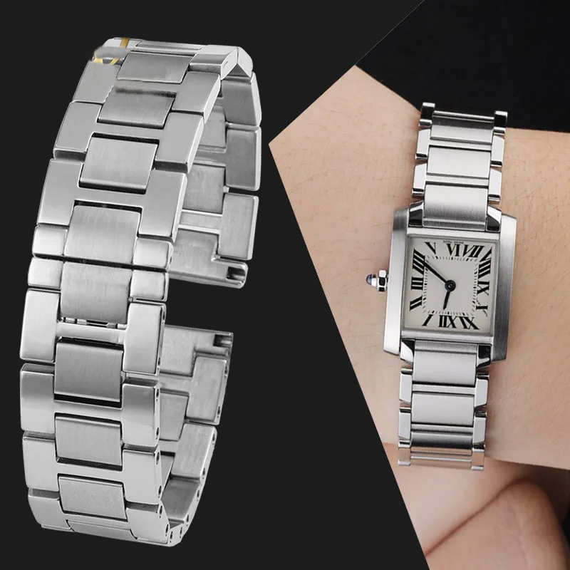 สายนาฬิกาเหล็กสำหรับนาฬิกา Car - Cartier Watch Tank บทวิจารณ์และราคา