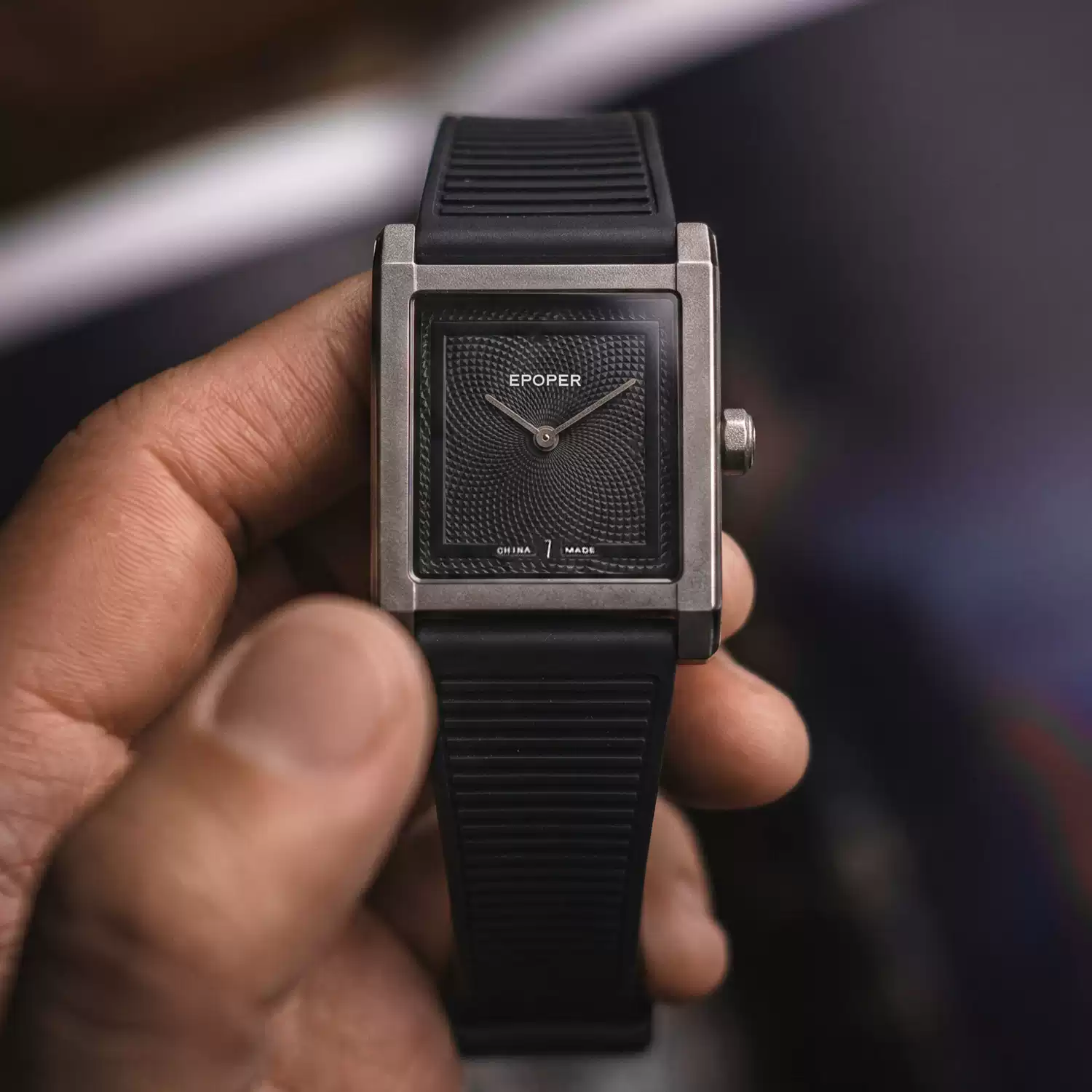 นาฬิกาข้อมือผู้ชายหน้าปัดทรงสี - Smartwatch Square Watches For Men บทวิจารณ์และราคา