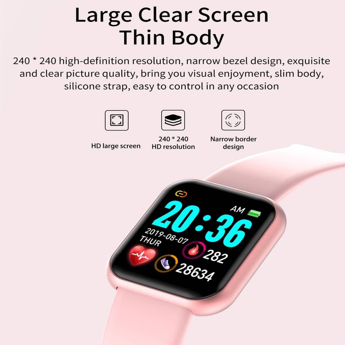 นาฬิกาสมาร์ทวอทช์สายรัดข้อมือฟ - Smartwatch Watches For Kids บทวิจารณ์และราคา