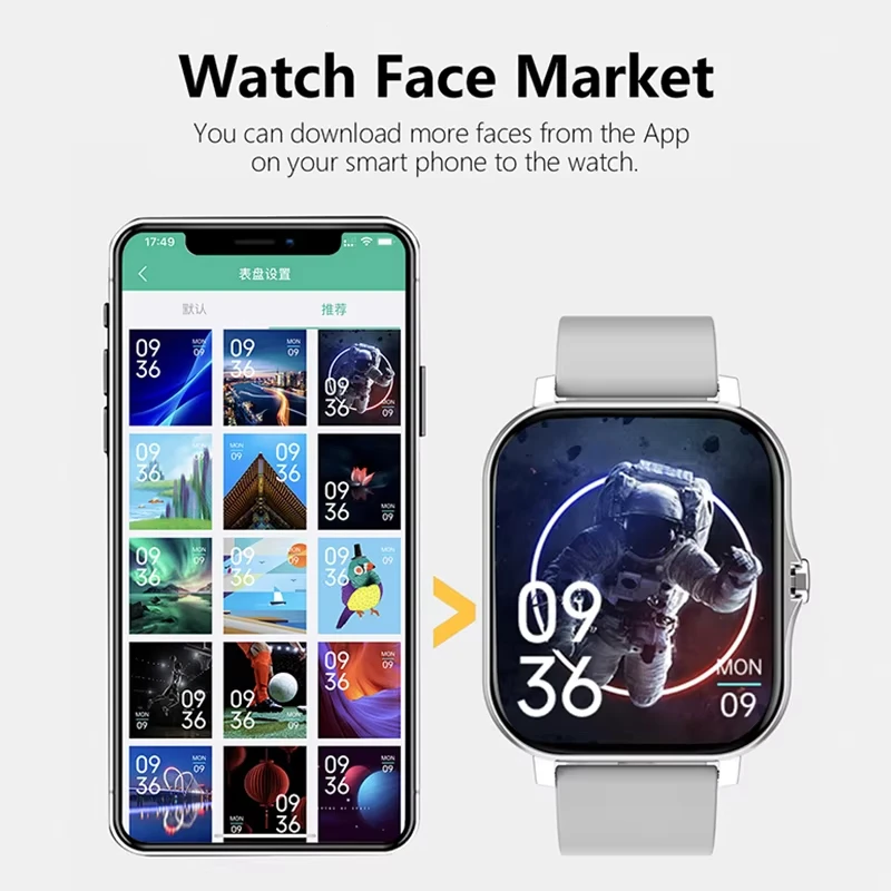 เลอโนโว 1.83 นาฬิกาสมาร์ทวอทช์ - Smartwatch Watches For Kids บทวิจารณ์และราคา