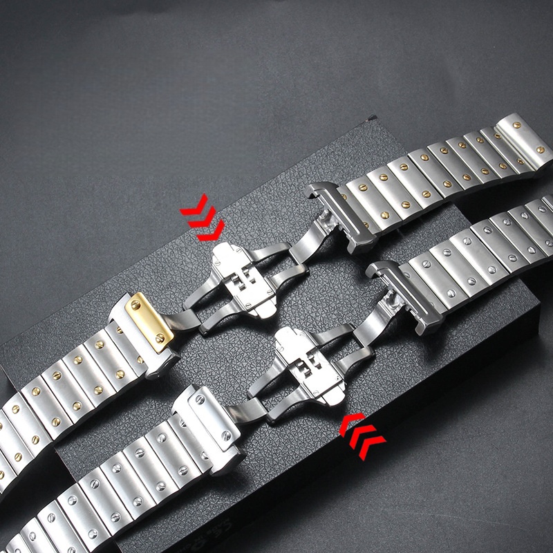 สายนาฬิกาสแตนเลสคุณภาพสูงขนาด  - Cartier Watch Tank บทวิจารณ์และราคา