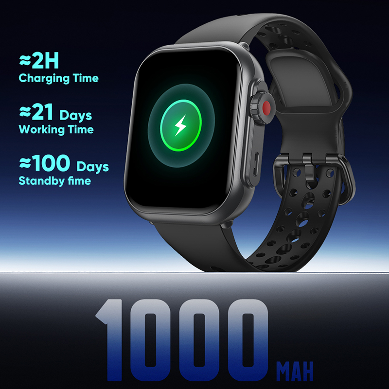 นาฬิกา Ultra K62 ผู้ชายผู้หญิง - Smartwatch Square Watches For Men บทวิจารณ์และราคา
