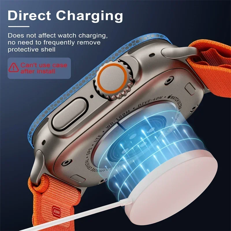 2PCS กระจกนิรภัยสําหรับ Apple  - Smartwatch Watches Gift For Men บทวิจารณ์และราคา