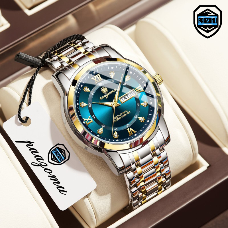PAAZOMU นาฬิกาผู้ชายผู้หญิงเพช - Smartwatch Casual Watches For Men บทวิจารณ์และราคา