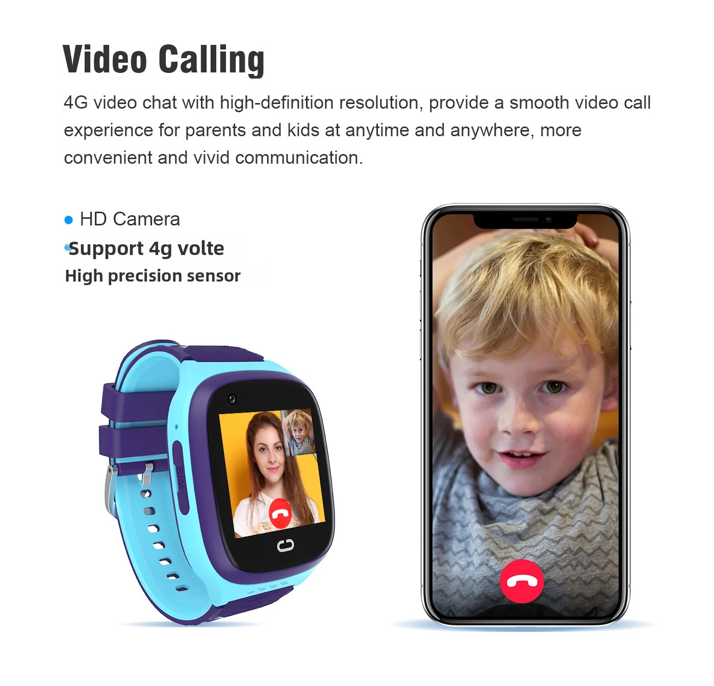 นาฬิกาสมาร์ทวอทช์เด็ก 4G พร้อม - Smartwatch Watches For Kids บทวิจารณ์และราคา
