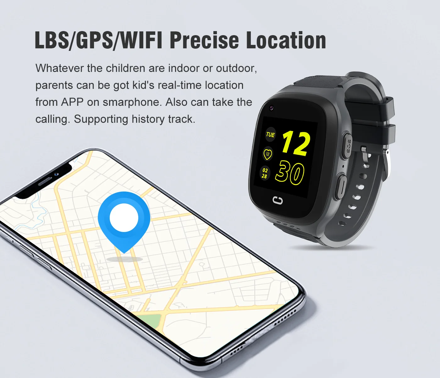 นาฬิกาสมาร์ทวอทช์เด็ก 4G พร้อม - Smartwatch Watches For Kids บทวิจารณ์และราคา