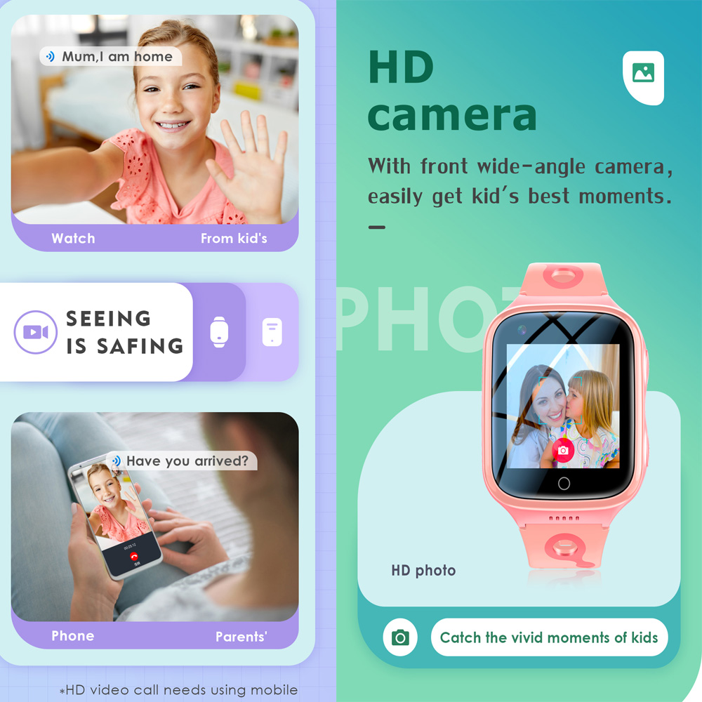 สมาร์ทวอทช์ 4G สำหรับเด็ก GPS  - Smartwatch Watches For Kid Boy บทวิจารณ์และราคา