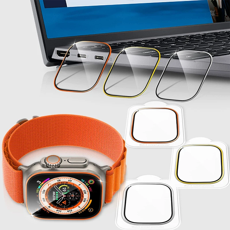 กระจกนิรภัยสำหรับนาฬิกา Apple  - Smartwatch Watches Gift For Men บทวิจารณ์และราคา