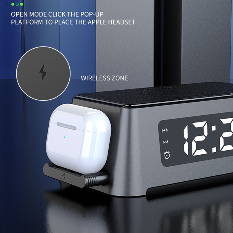 แท่นชาร์จไร้สายแบบนาฬิกาปลุก 1 - Watch Watch Xs บทวิจารณ์และราคา