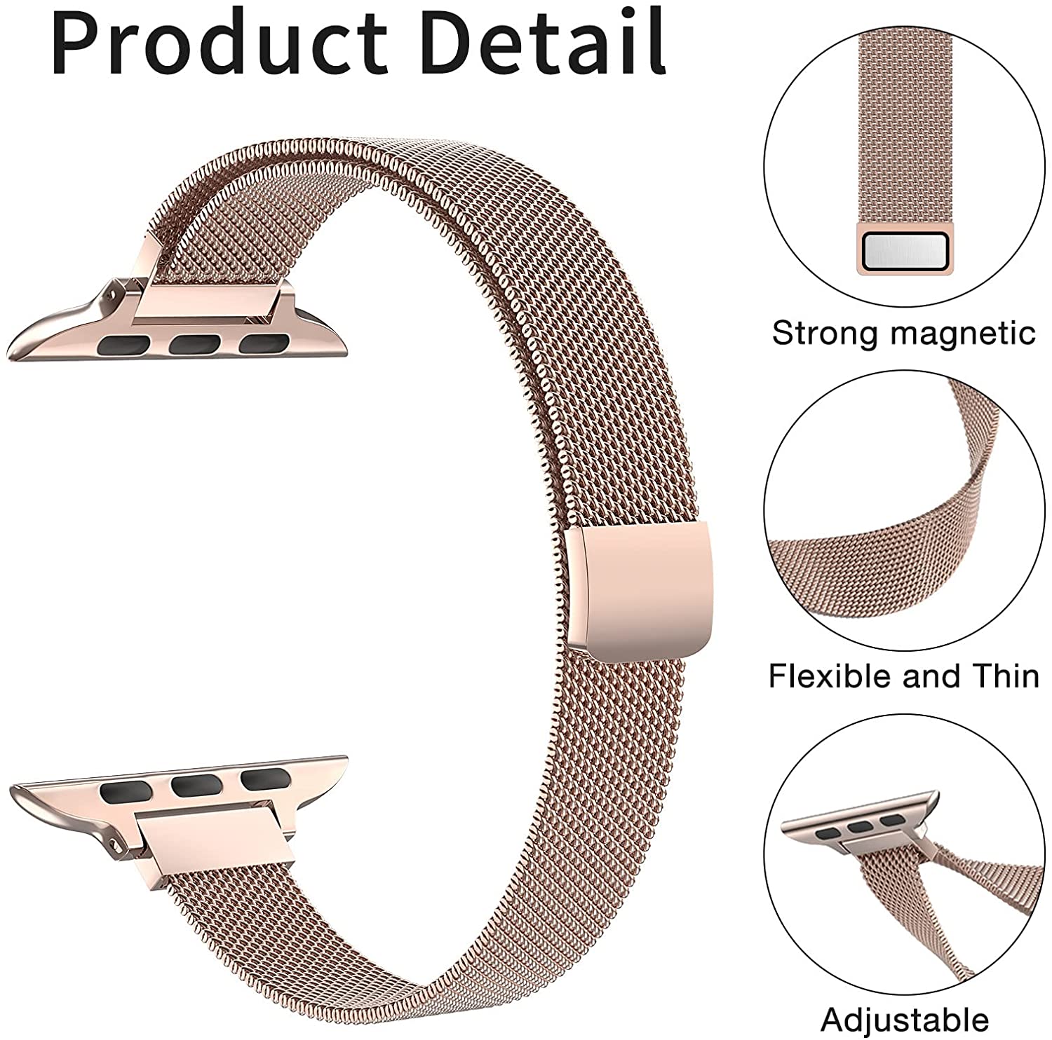สายนาฬิกาแบบสลิมมิลานีส สำหรับ - Smartwatch Slim Watches For Men บทวิจารณ์และราคา