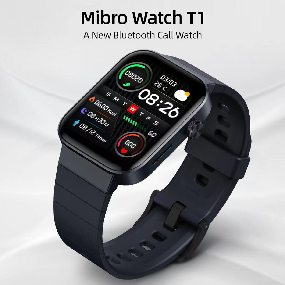 Mibro นาฬิกา T1 รุ่นทั่วโลก 1. - Smartwatch Square Watches For Men บทวิจารณ์และราคา