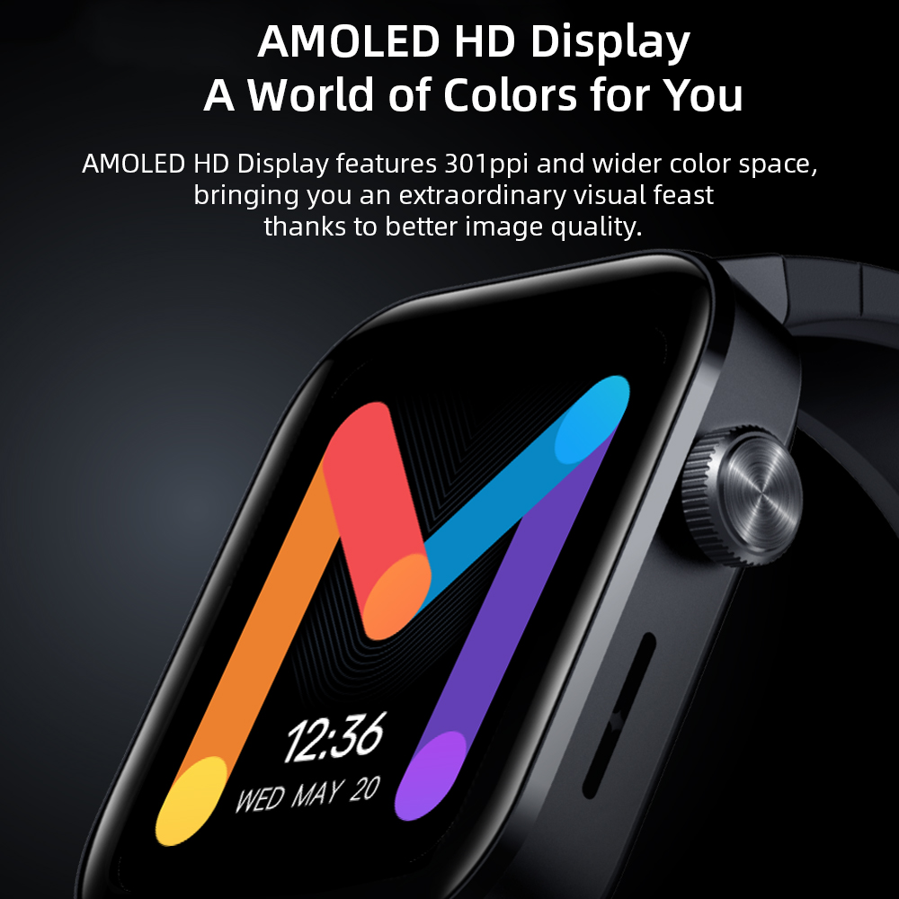 Mibro นาฬิกา T1 รุ่นทั่วโลก 1. - Smartwatch Square Watches For Men บทวิจารณ์และราคา