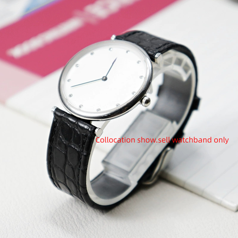 จระเข้บางสายหนังแท้สําหรับ Lon - Cartier Watch Tank บทวิจารณ์และราคา