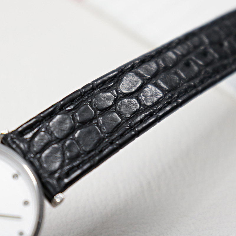 จระเข้บางสายหนังแท้สําหรับ Lon - Cartier Watch Tank บทวิจารณ์และราคา