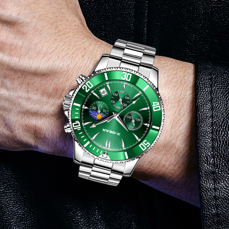 นาฬิกาควอตซ์แฟชั่น X-GEAR สำหร - Smartwatch Casual Watches For Men บทวิจารณ์และราคา