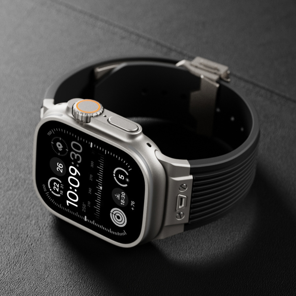 สายซิลิโคนสำหรับ Apple Watch U - Smartwatch Slim Watches For Men บทวิจารณ์และราคา
