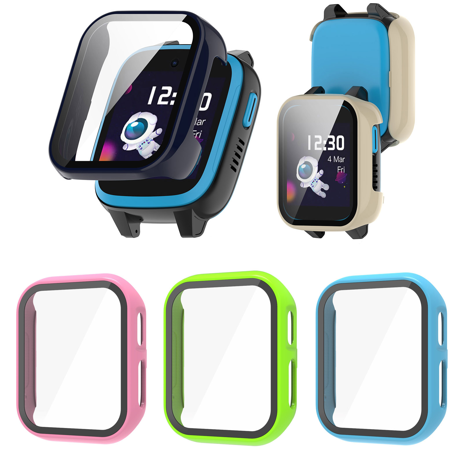 ฟิล์มติดเครื่องป้องกันหน้าจอแบ - Smartwatch Watches For Kids บทวิจารณ์และราคา