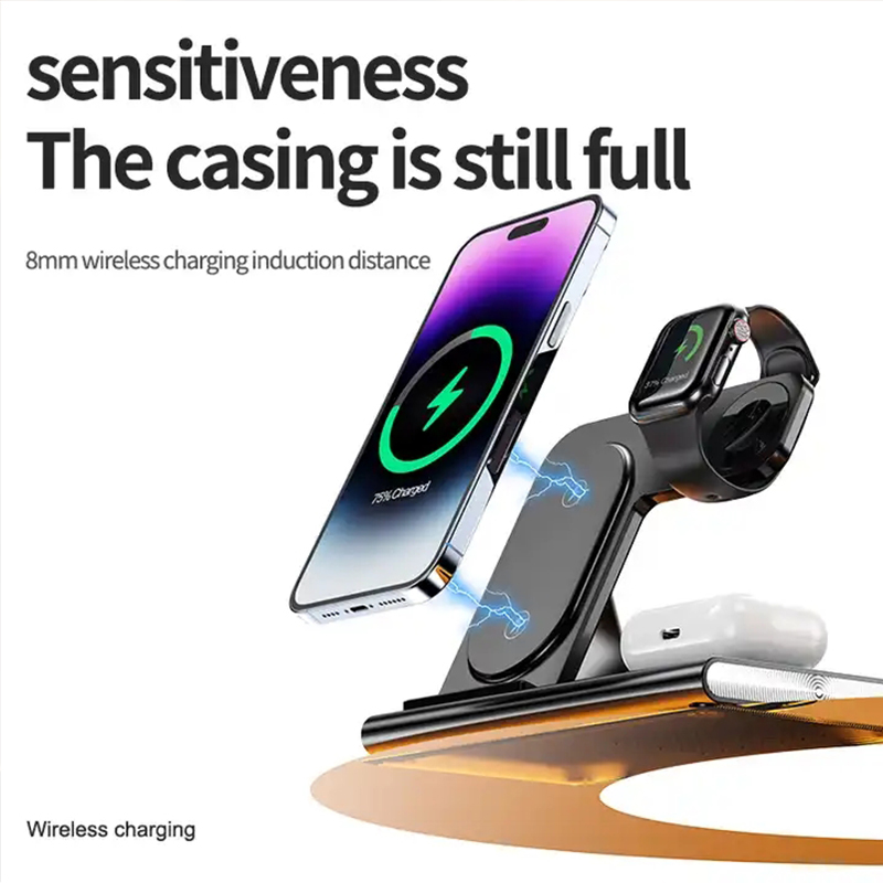 แท่นชาร์จไร้สาย 3 in 1 สำหรับ  - Watch Watch Xs บทวิจารณ์และราคา