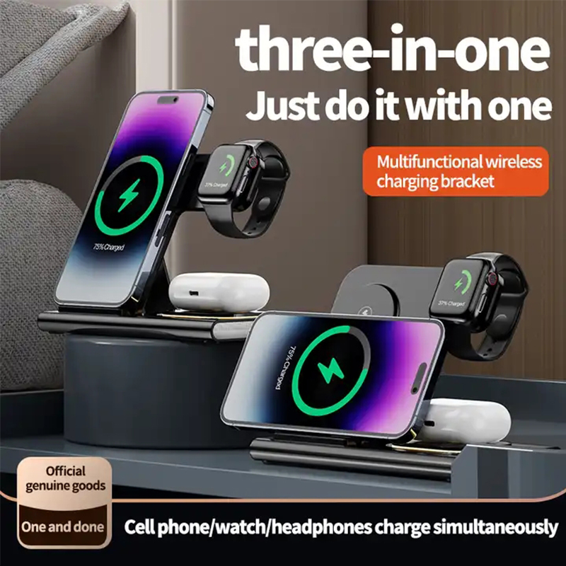 แท่นชาร์จไร้สาย 3 in 1 สำหรับ  - Watch Watch Xs บทวิจารณ์และราคา