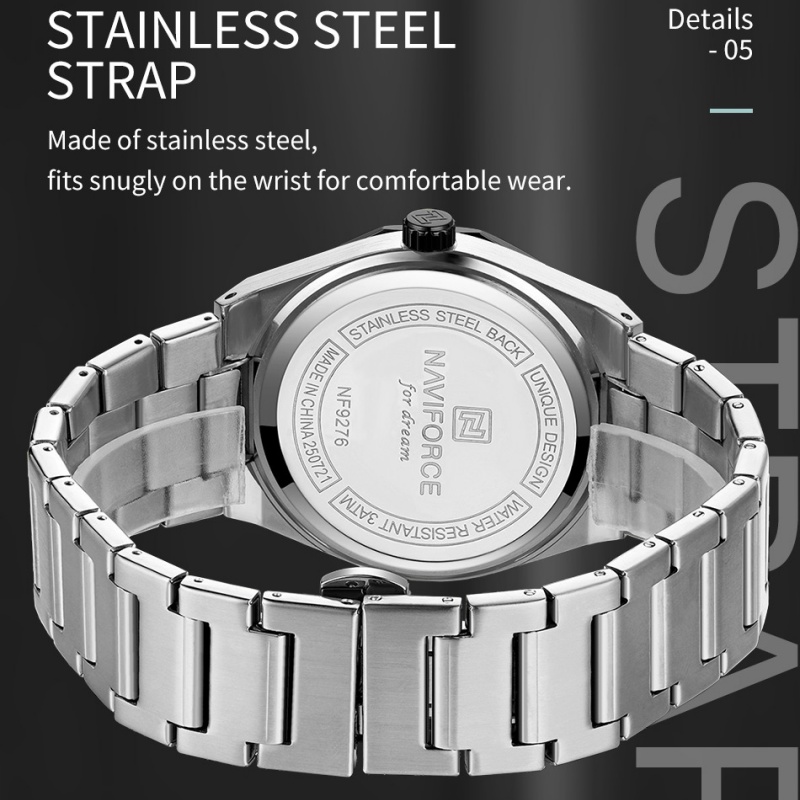 NAVIFORCE นาฬิกาสปอร์ตทหารสำหร - Smartwatch Casual Watches For Men บทวิจารณ์และราคา