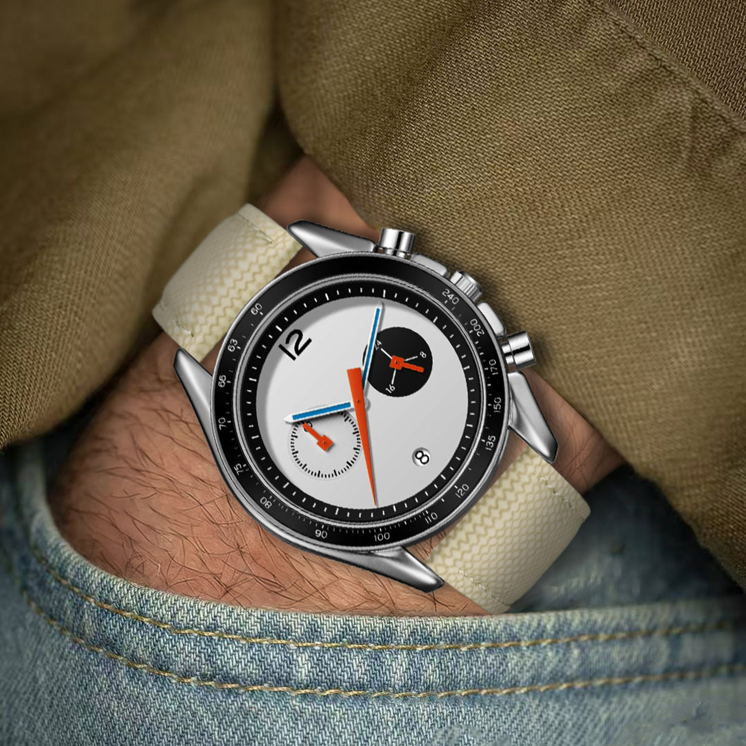 นาฬิกาข้อมือผู้ชาย CILOA รุ่น  - Smartwatch Watches Gift For Men บทวิจารณ์และราคา
