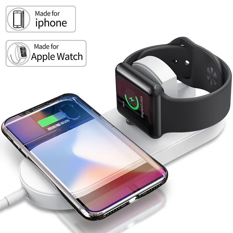 2 in 1 Fast Wireless Charger P - Watch Watch Xs บทวิจารณ์และราคา